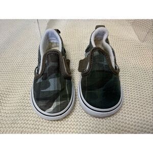 VANS - Slip on Sneaker - Faded Camo - Toddler 5C